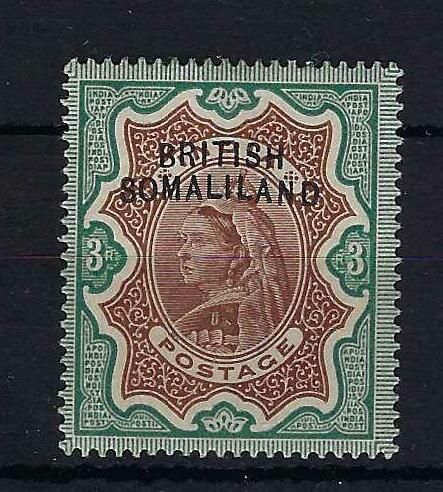 Image of Somaliland Protectorate SG 12a LMM British Commonwealth Stamp